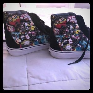 Vans Alice In Wonderland high tops